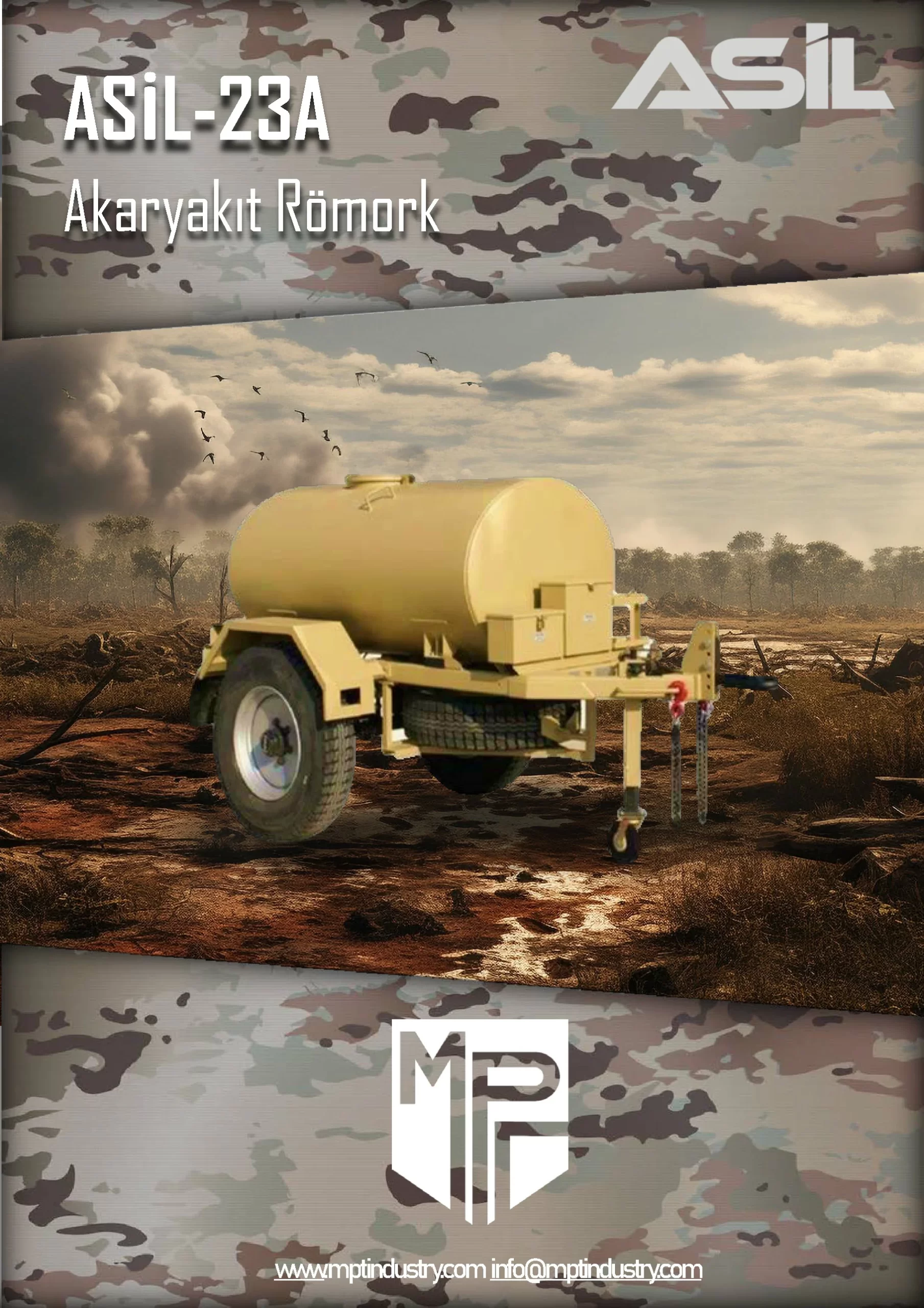 ASIL-23A / FUEL 21 NATO Type Military Trailer Image 2