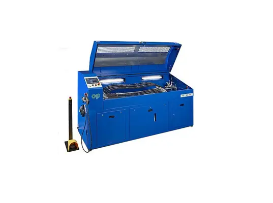 Hydraulic machine park detail view