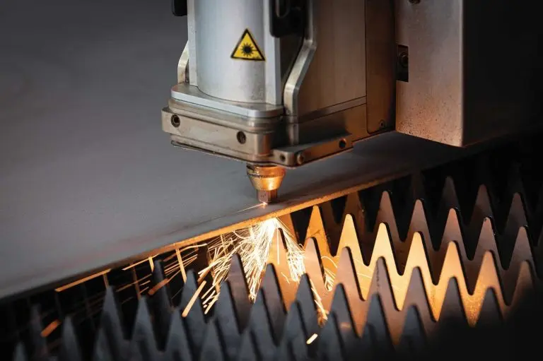 Metal laser cutting process